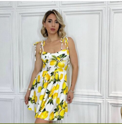 Lemon Mini Dress - Image 3