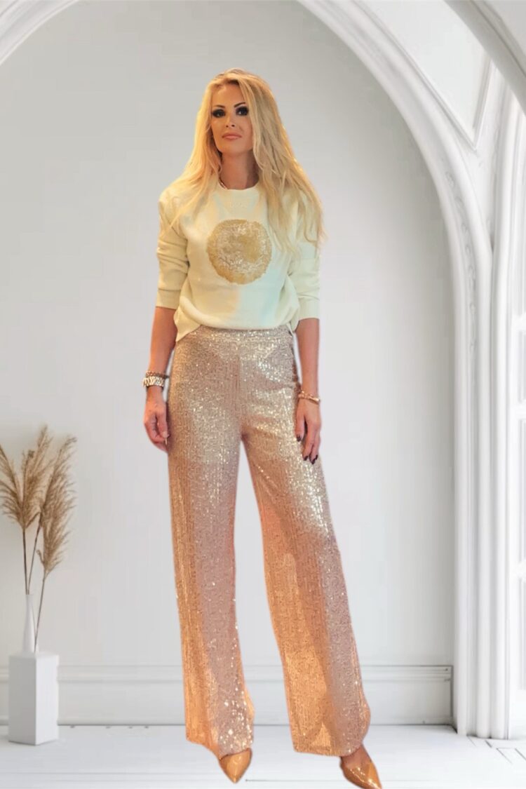 Κομψό Πουλόβερ με Διακοσμητικές Λεπτομέρειες