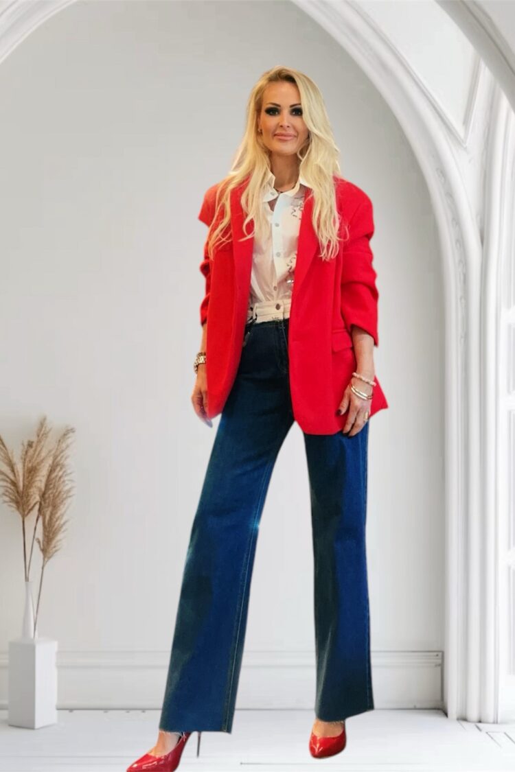 Σακάκι κόκκινο μάλλινο